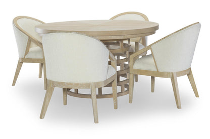 Biscayne - Round Table - Malabar With Alabaster Fronts