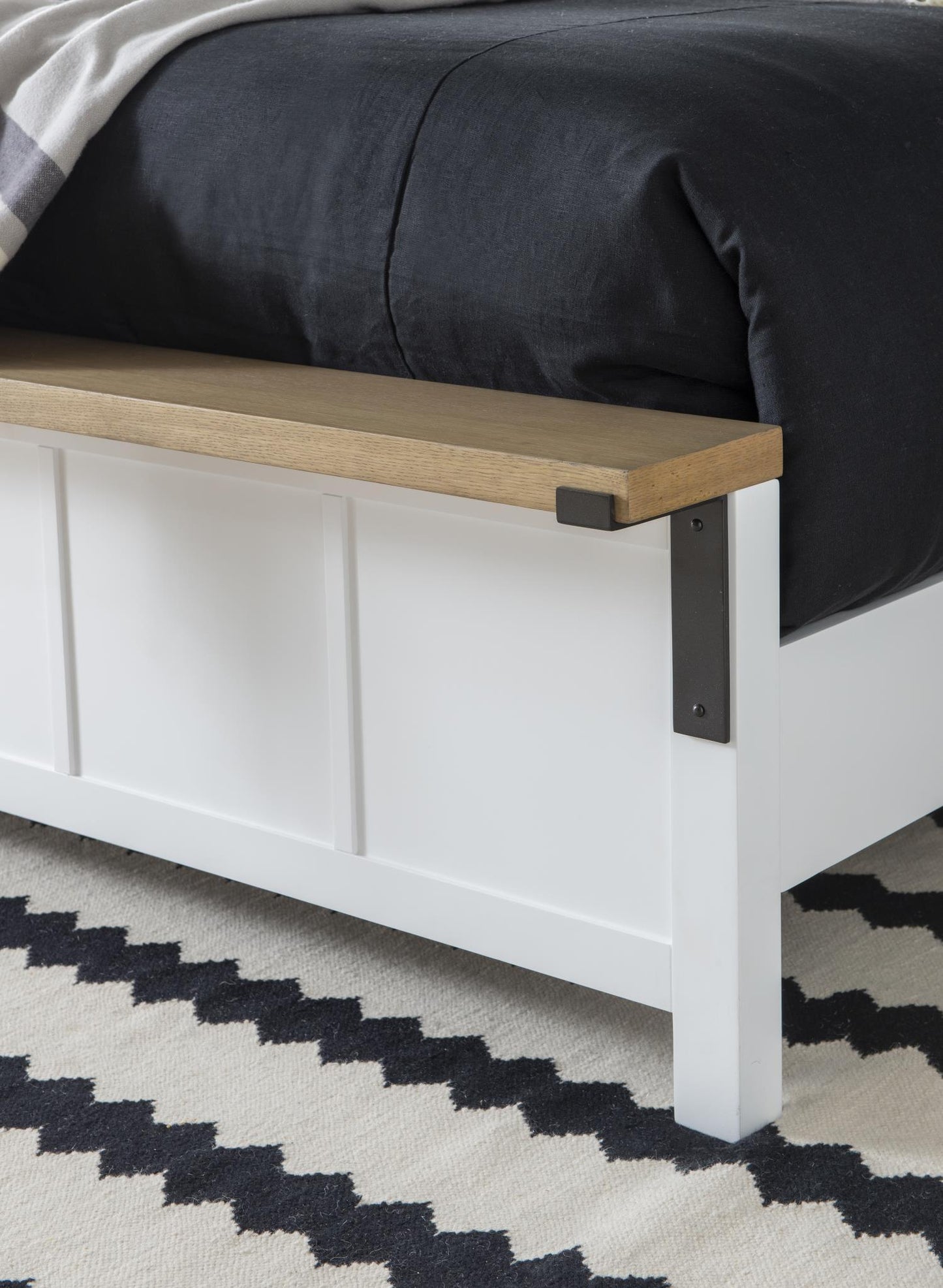 Franklin - Complete Two Tone Panel Bed