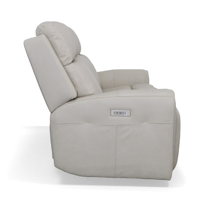 Barnett - Power Reclining Sofa With Power Headrests & Lumbar