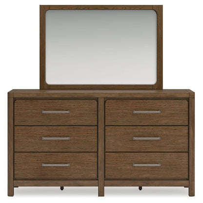 Cabalynn - Dresser And Mirror - Light Brown