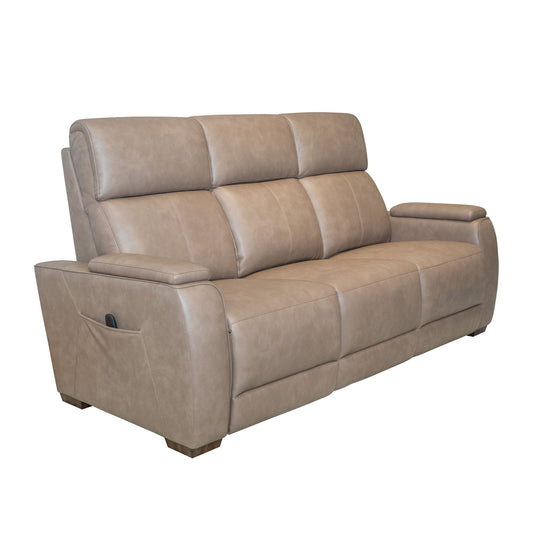 Vibe - Power Reclining Sofa With Console, Power Headrest, Lumbar, Heat, Massage & Pulse