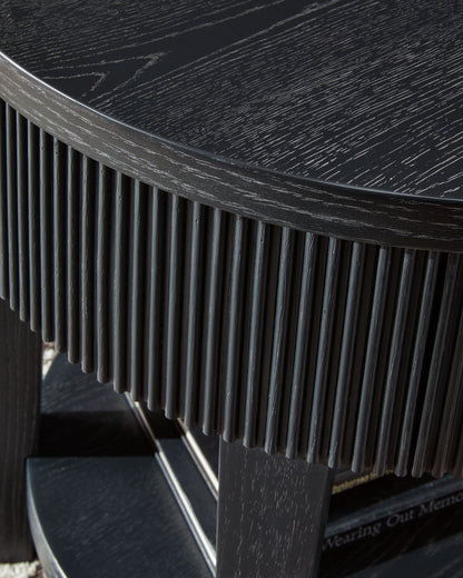 Marstream - Round End Table - Black