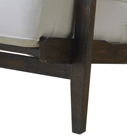 Metro - Chair (3A Packing) - Taupe / Espresso Wood Finish