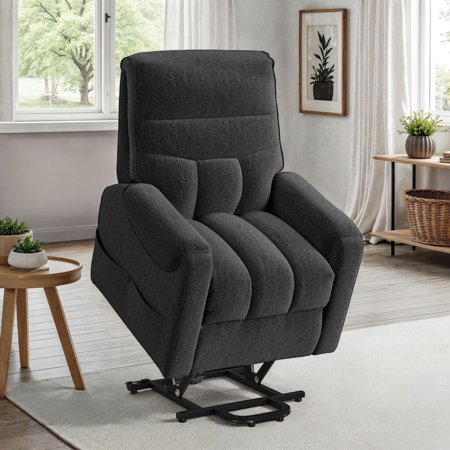 Desoto - Power Lift Chair - Sahara Black