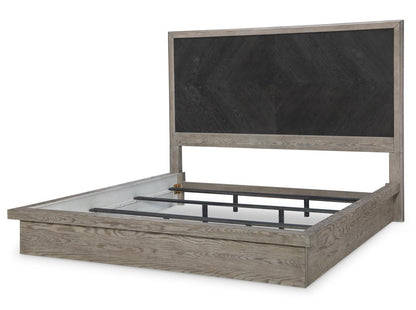 Halifax - Panel Headboard King / California King - Flax And Java