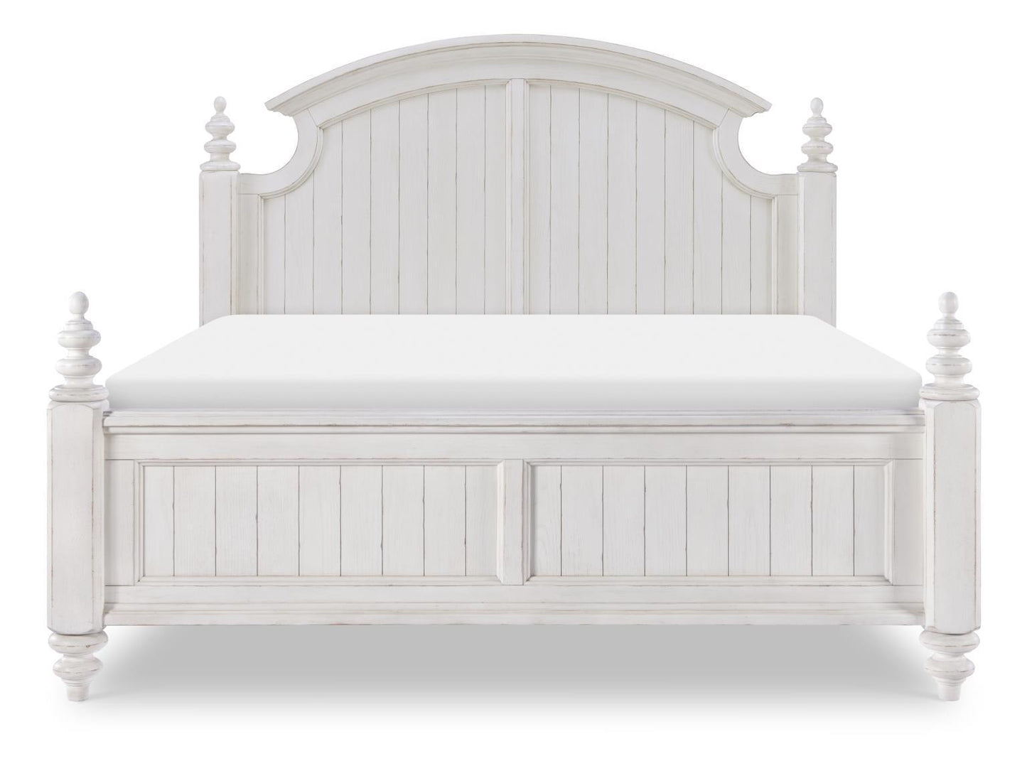 Cottage Park - Poster Panel Headboard King / California King - Aged White