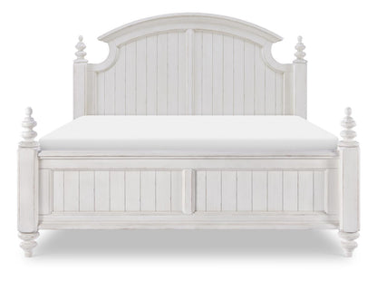 Cottage Park - Poster Panel Headboard King / California King - Aged White