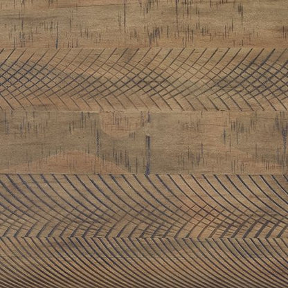 Aldwin - Rectangular End Table - Crossbuck Styling - Gray