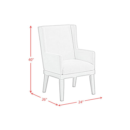 Avalanche - Dining Arm Chair (Set of 2) - Antique White