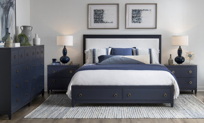 Summerland - King Storage Footboard - Blue