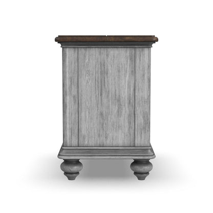 Plymouth - Chairside Table - Gray