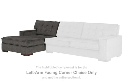 Coulee Point - LAF Corner Chaise - Charcoal