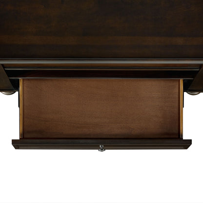 Wagner - Square Lift-Top Coffee Table With Casters - Cherry