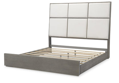 Terra Luna - Upholstered Headboard - King / California King - White Cloud & Nightfall