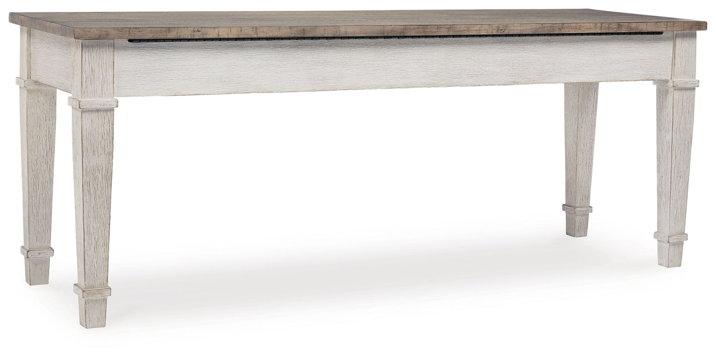 Skempton - Storage Bench - White