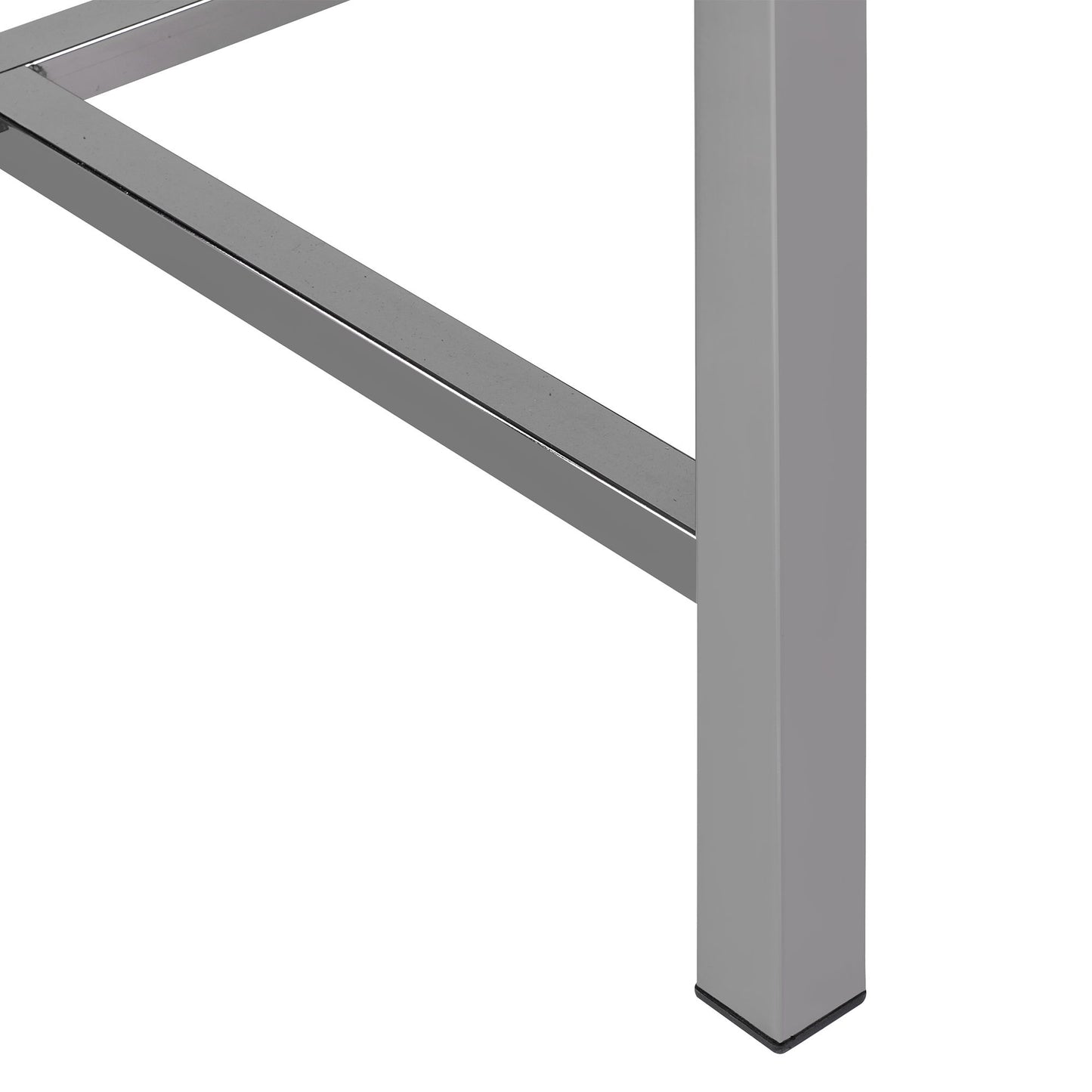 Edith - 2 Piece Occasional Table Set, Coffee Table & End Table - Dark Nickel