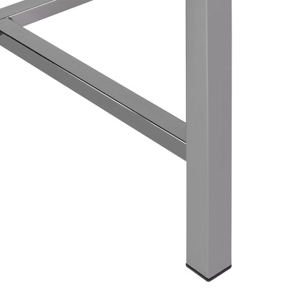 Edith - 2 Piece Occasional Table Set, Coffee Table & End Table - Dark Nickel