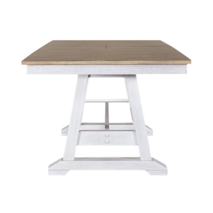 Lindsey Farm - Trestle Table Top - Weathered White