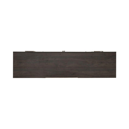 Modern Edge - 2 Door 6 Drawer Dresser - Brown