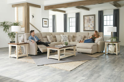 McPherson Modular Sectional - Armless Chair - Buff