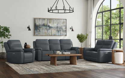 Sawyer - Power Reclining Sofa With Power Headrests & Lumbar