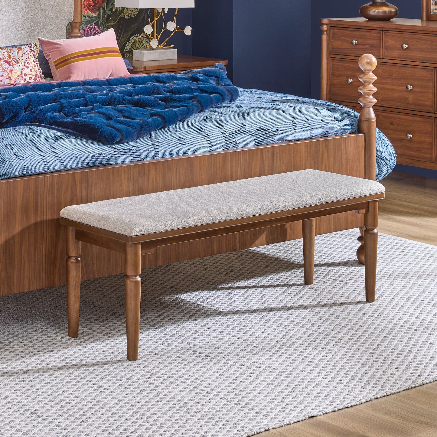 Azalea - Bench - Walnut