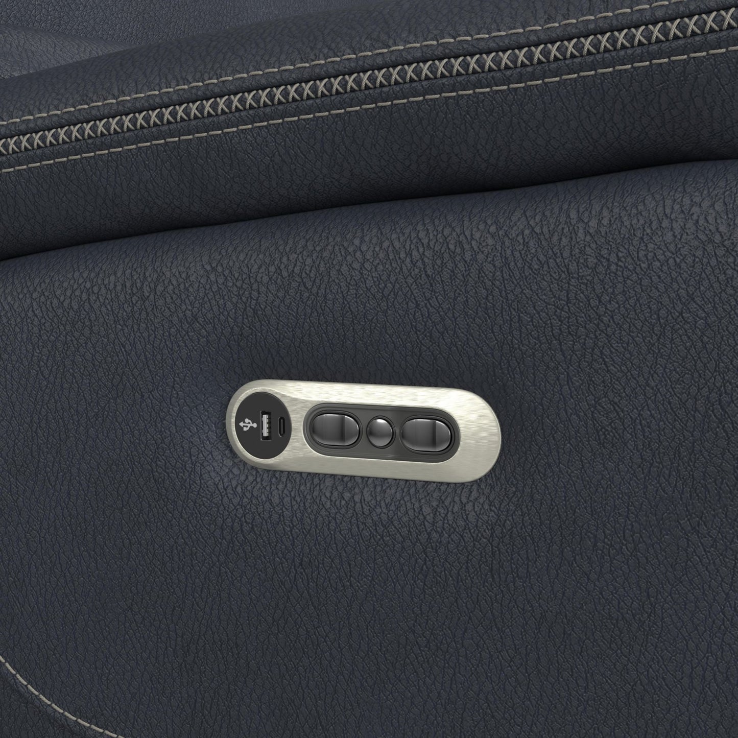 Aruba - Power Motion Loveseat With Power Headrest And Console