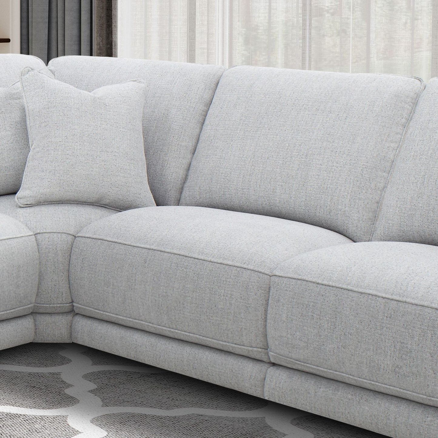 Blake - Armless Chair - Estero Smoke