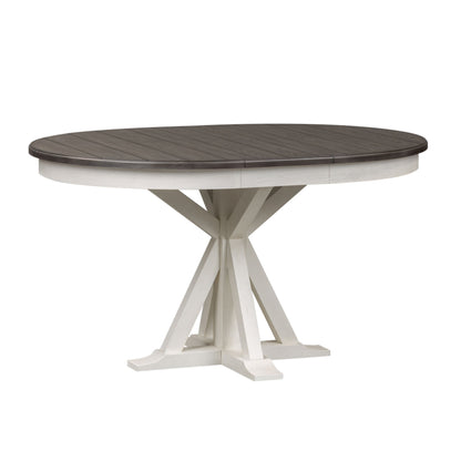 Allyson Park - Single Pedestal Table Top - White