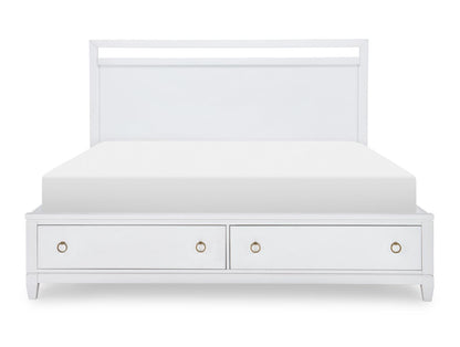 Summerland - Storage Rails California King - Pure White