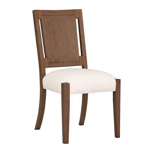 Lincoln - Upholstered Dining Chair - Brown / Milk