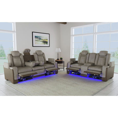 Lantana - Power Motion Sofa With Power Headrest, LED, Ddt, Reading Light And Pws