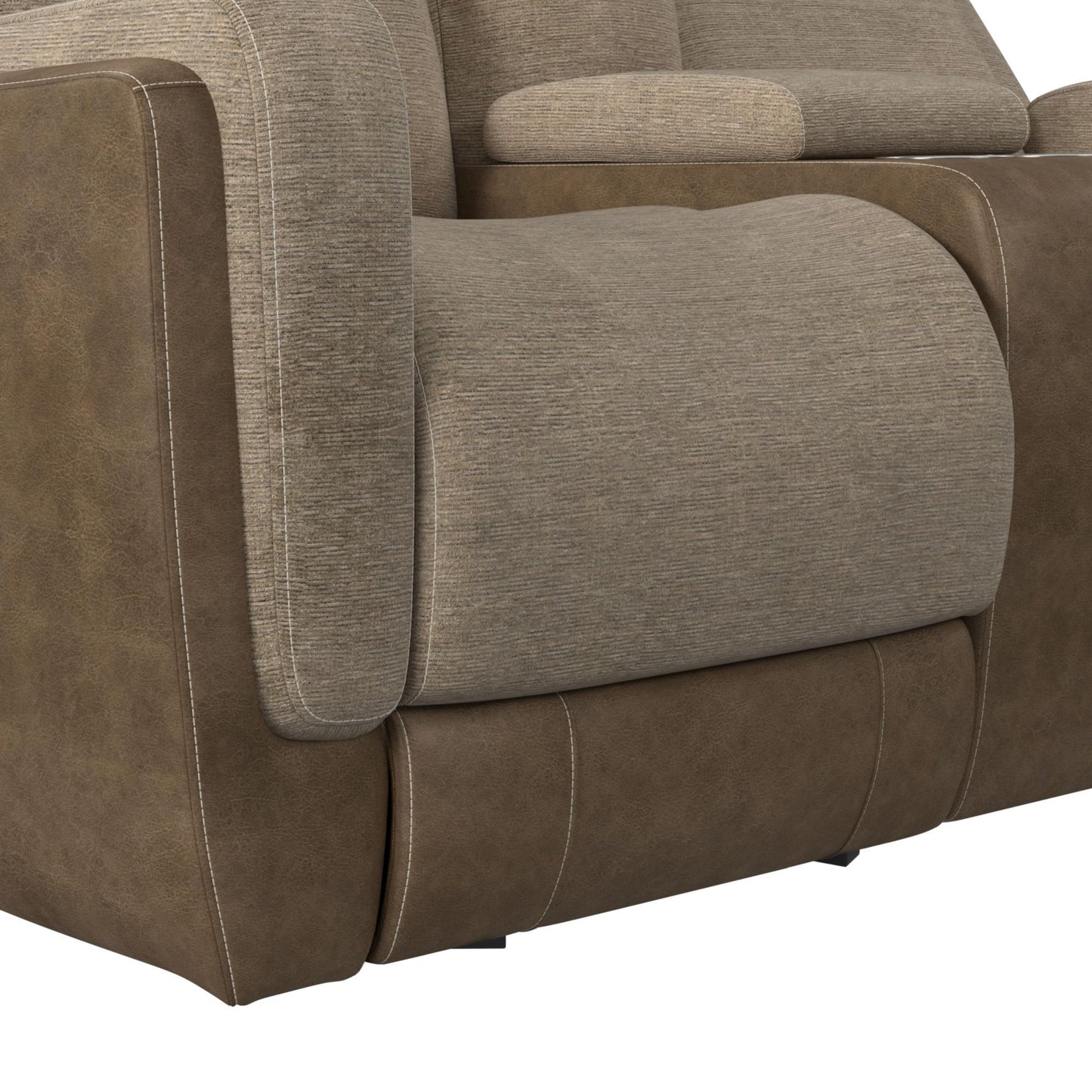 Hornet - Motion Glider Loveseat With Console