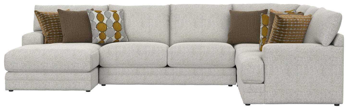 Tori - Sectional With Comfort Coil Seating And Accent Pillows Included