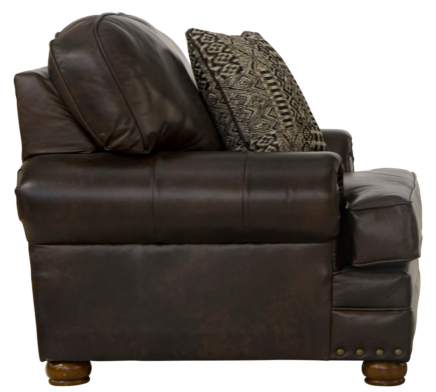 Roberto - Leather Chair - Cocoa