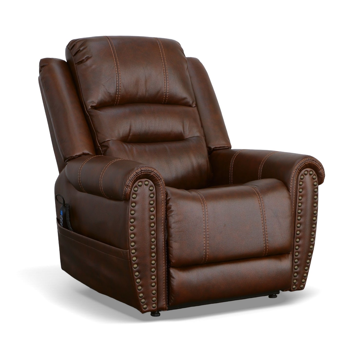 Oscar - Power Lift Recliner With Right-Hand Control & Power Headrest - Pumpernickel