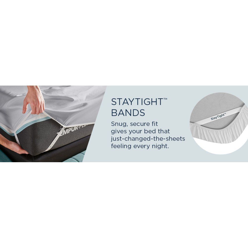 Linens - Tempur Classic Cotton Sheet Set - Cool Gray