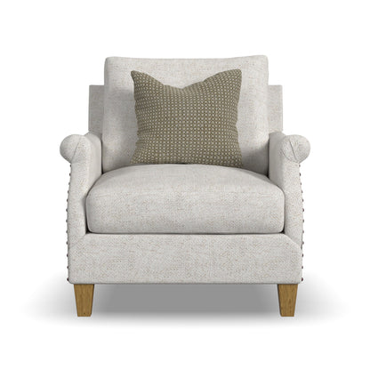 Veda - Fabric Chair With Nailhead Trim
