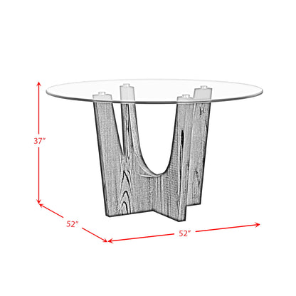 Oregon - 5 Piece Counter Height Dining Set (Round Counter Table And Four Chairs)