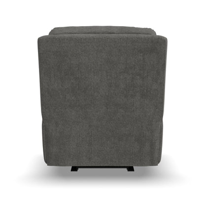 Penn - Fabric Power Rocking Recliner With Power Headrest & Lumbar