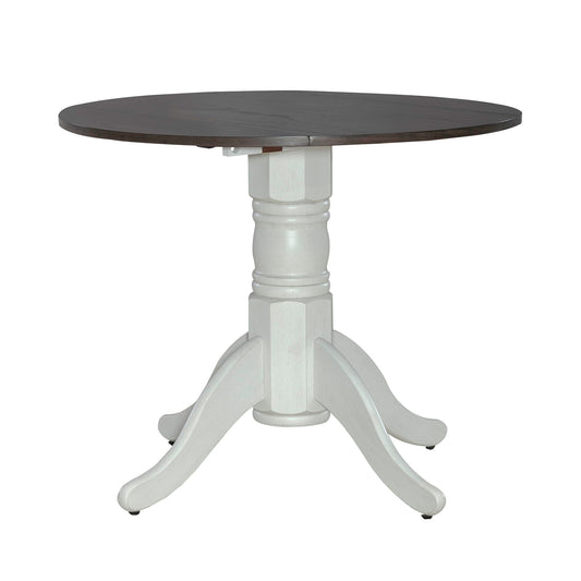Brook Bay - Drop Leaf Table Base - White