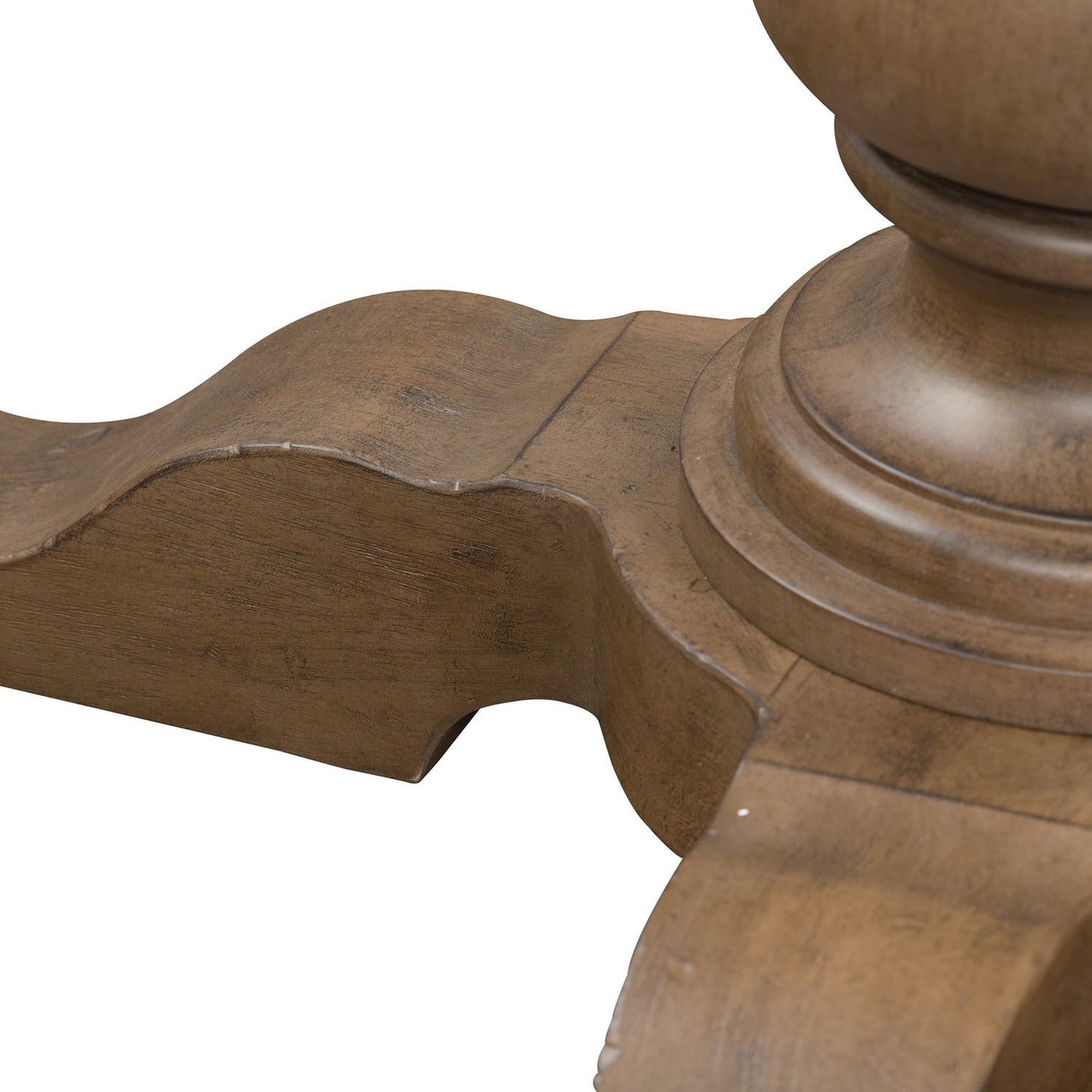 Americana Farmhouse - Single Pedestal Table Base - Light Brown