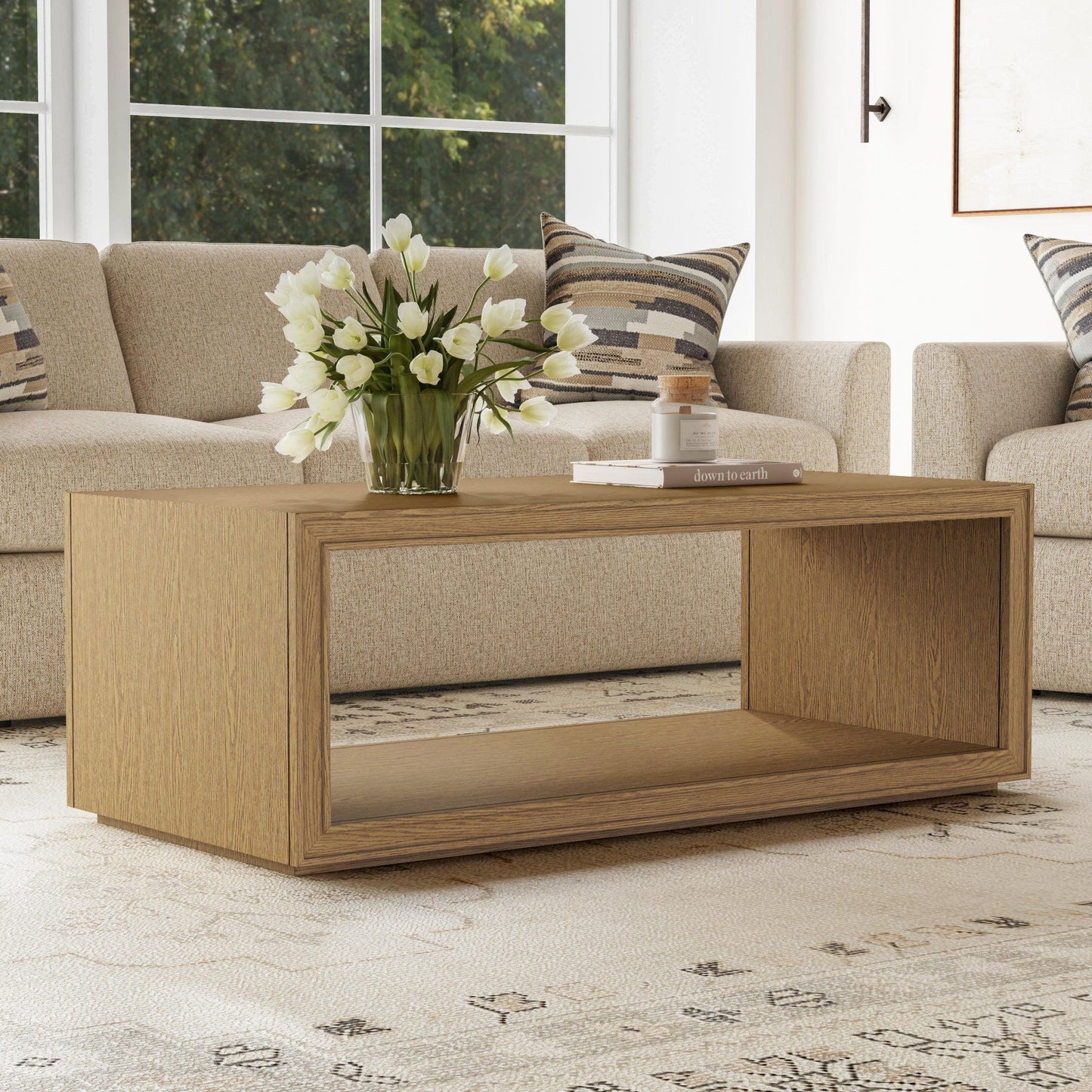 Waterfall - Coffee Table with Casters