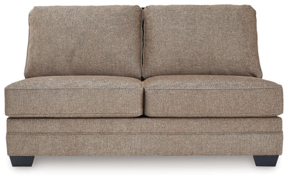 Cannonbrook - Armless Loveseat - Nutmeg