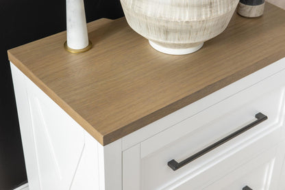 Franklin - Open Nightstand - White