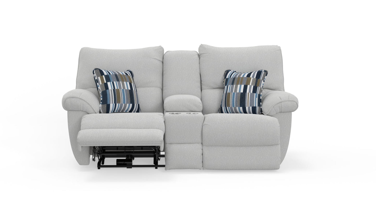 Lenny - Power Lay Flat Reclining Console Loveseat
