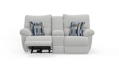 Lenny - Power Lay Flat Reclining Console Loveseat