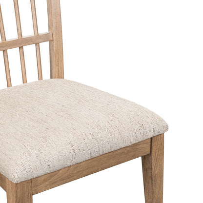Haven Hills - Spindle Back Side Chair (RTA) - Camel Beige