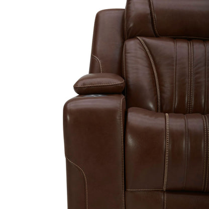 Caswell - Swivel Glider Recliner P2 - Brown