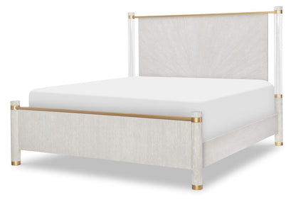 Miramar - Canopy King / California King Headboard Acrylic Post - Oyster